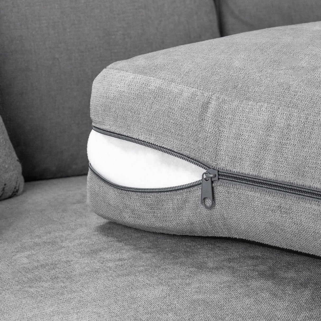 Verona Fabric Sofa Scatterback 2 Seater Grey Or Black