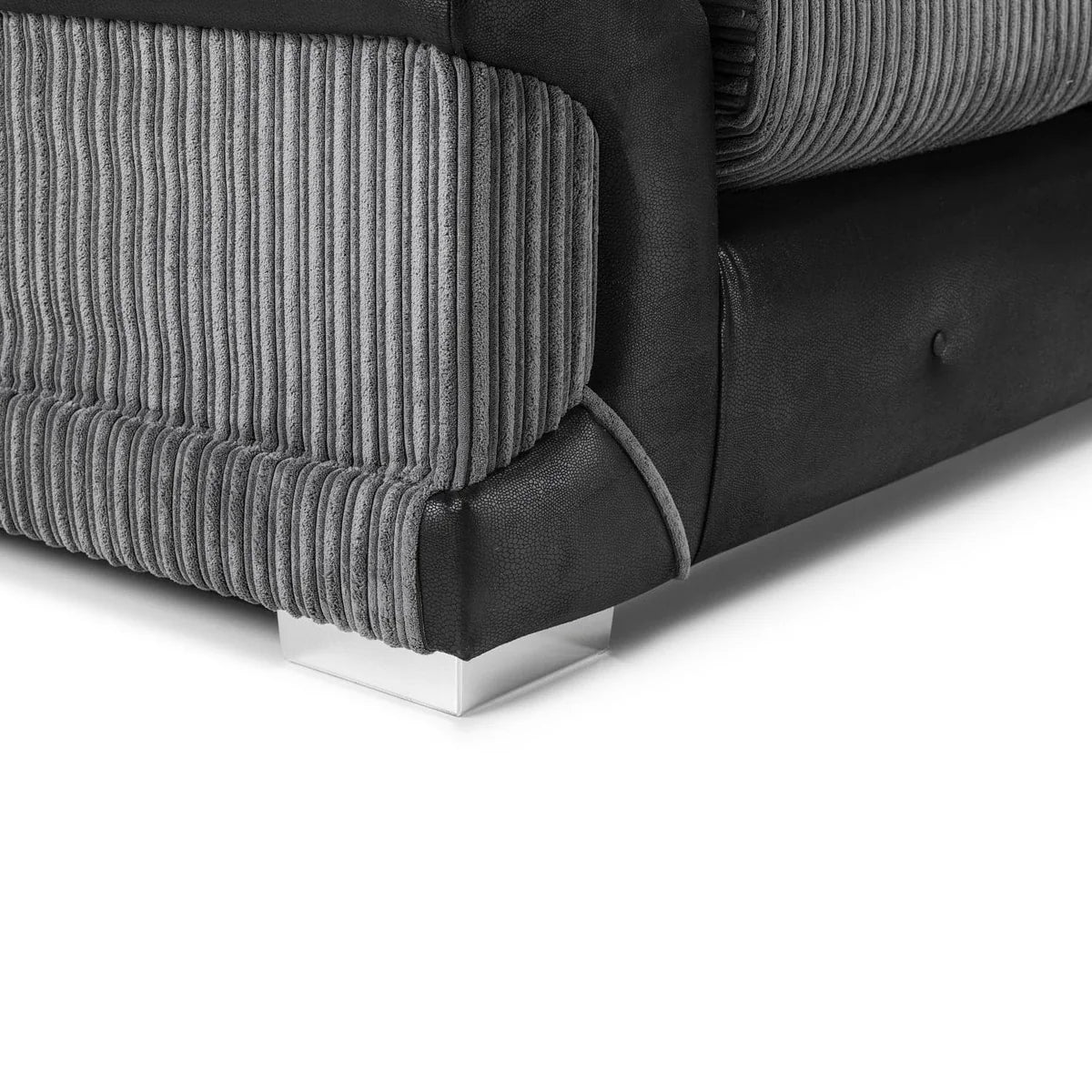 Logan Grey/Black 3+2 Sofa Set