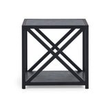 Lima Lamp Table - Black Ash