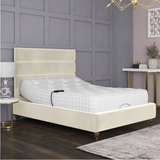 Sara Adjustable Bed Frame – German Engineered Dual Motor Electric Bed for Personalised Comfort & Support | CREAM