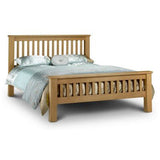 Amsterdam Oak Bed - High Foot End