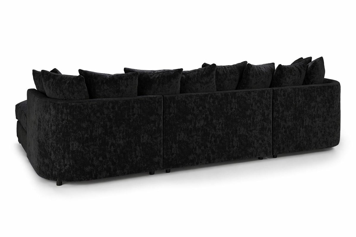 Bishop U Shape Truffle Fabric Sofa