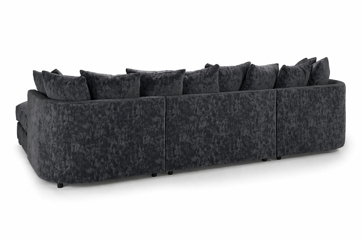Bishop U Shape Truffle Fabric Sofa