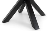 Berwick Round Table & 4 Burgess Blue Chairs