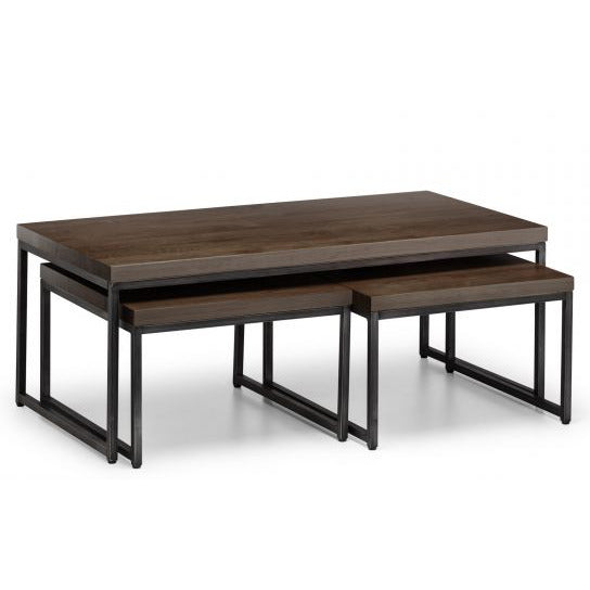 Brooklyn Square Coffee Table - Dark Oak