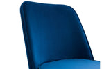 Berwick Round Table & 4 Burgess Blue Chairs