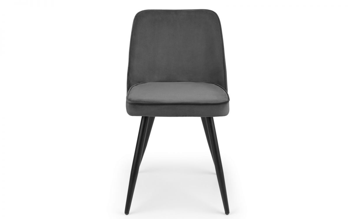 Berwick Round Table & 4 Burgess Grey Chairs
