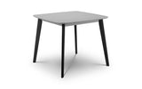 Casa Square Dining Table Grey & 4 Casa Dining Chairs Grey