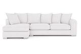 Monaco Plush Velvet Corner Sofa – Luxury Left Hand Chaise