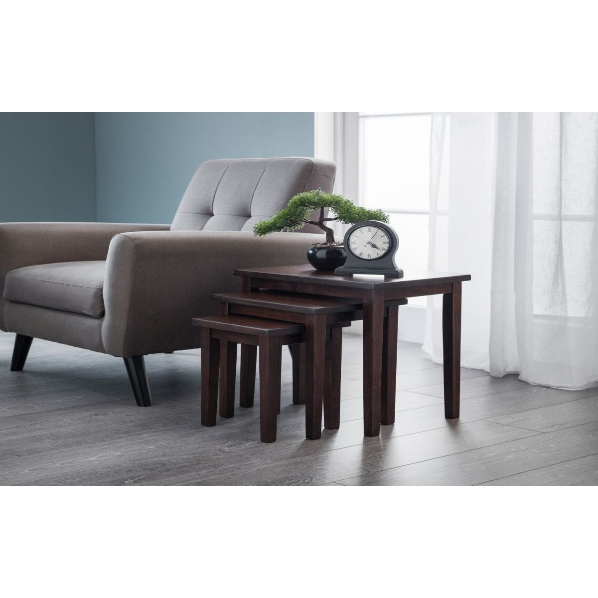 Cleo Nest of Tables - Mahogany