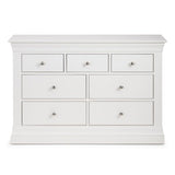 Clermont 4+3 Drawer Chest - White