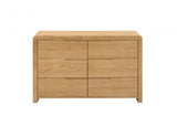 Curve 6 Drawer Wide Chest