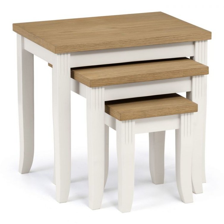 Davenport Nest of Tables - Oak/White
