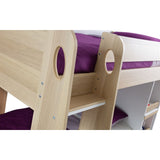 Eclipse Bunkbed - Oak/White