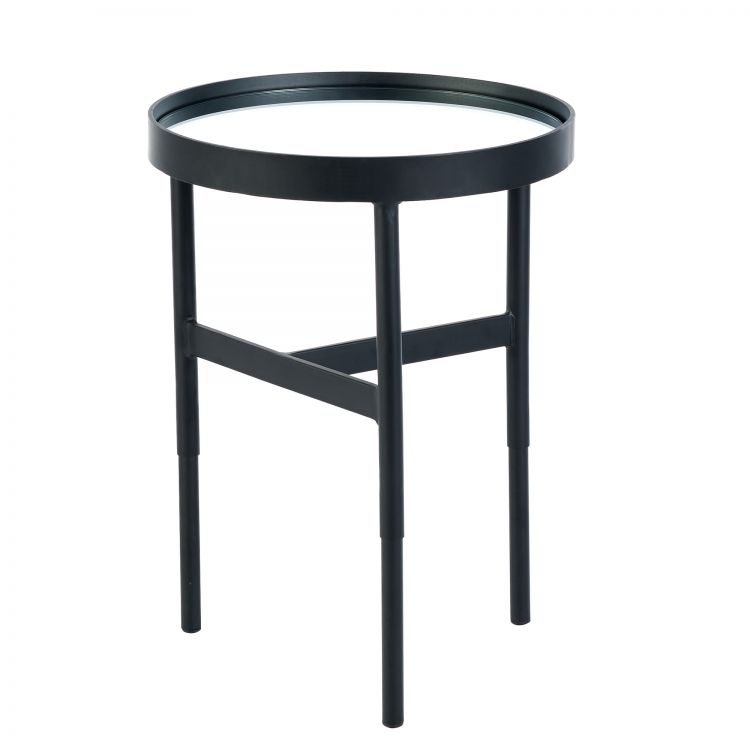 Franki Mirror Glass Lamp Table