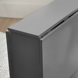 Gatan Small Gateleg Table With 2 Chairs - Grey