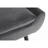 Gaudi Curled Base Sofabed - Grey Velvet