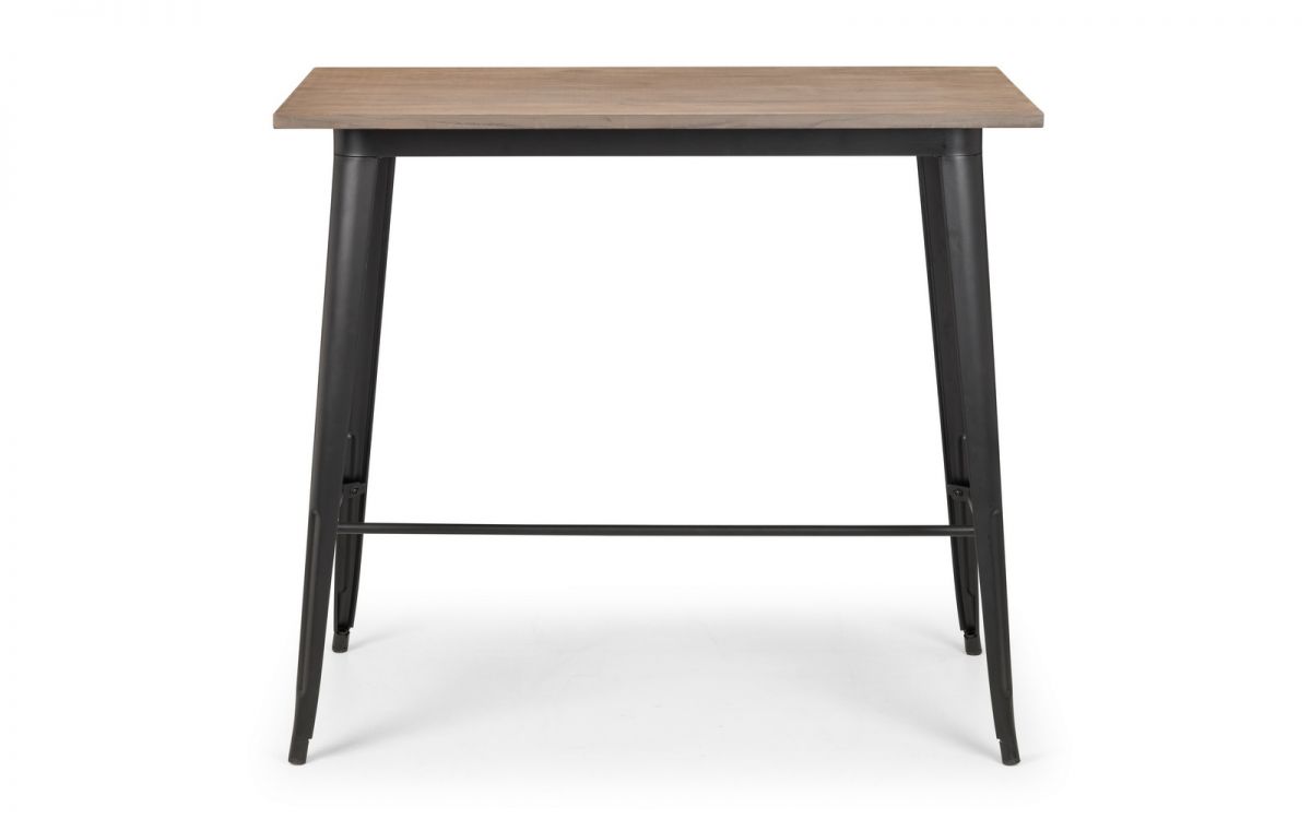 Grafton Bar Table & 2 Luxe Blue Bar Stools