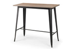 Grafton Bar Table & 4 Luxe Mustard Bar Stools