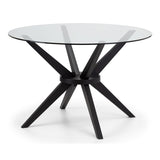 Hayden Round Glass 120cm Table