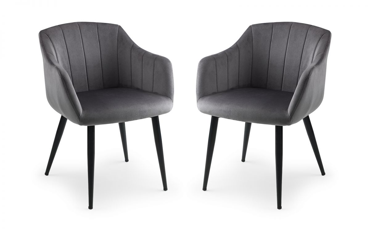 Piero Rectangular Table & 4 Hobart Dining Chairs