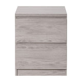 Jupiter 2 Drawer Bedside - Grey Oak