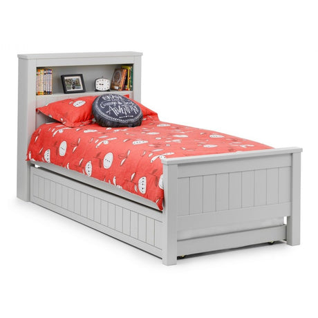 Maine Bookcase Bed (Single/3') - Dove Grey