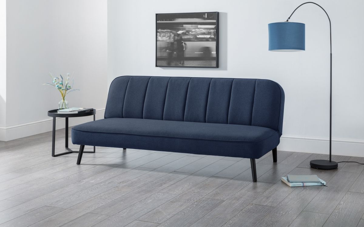 Miro Curved Back Sofabed - Blue