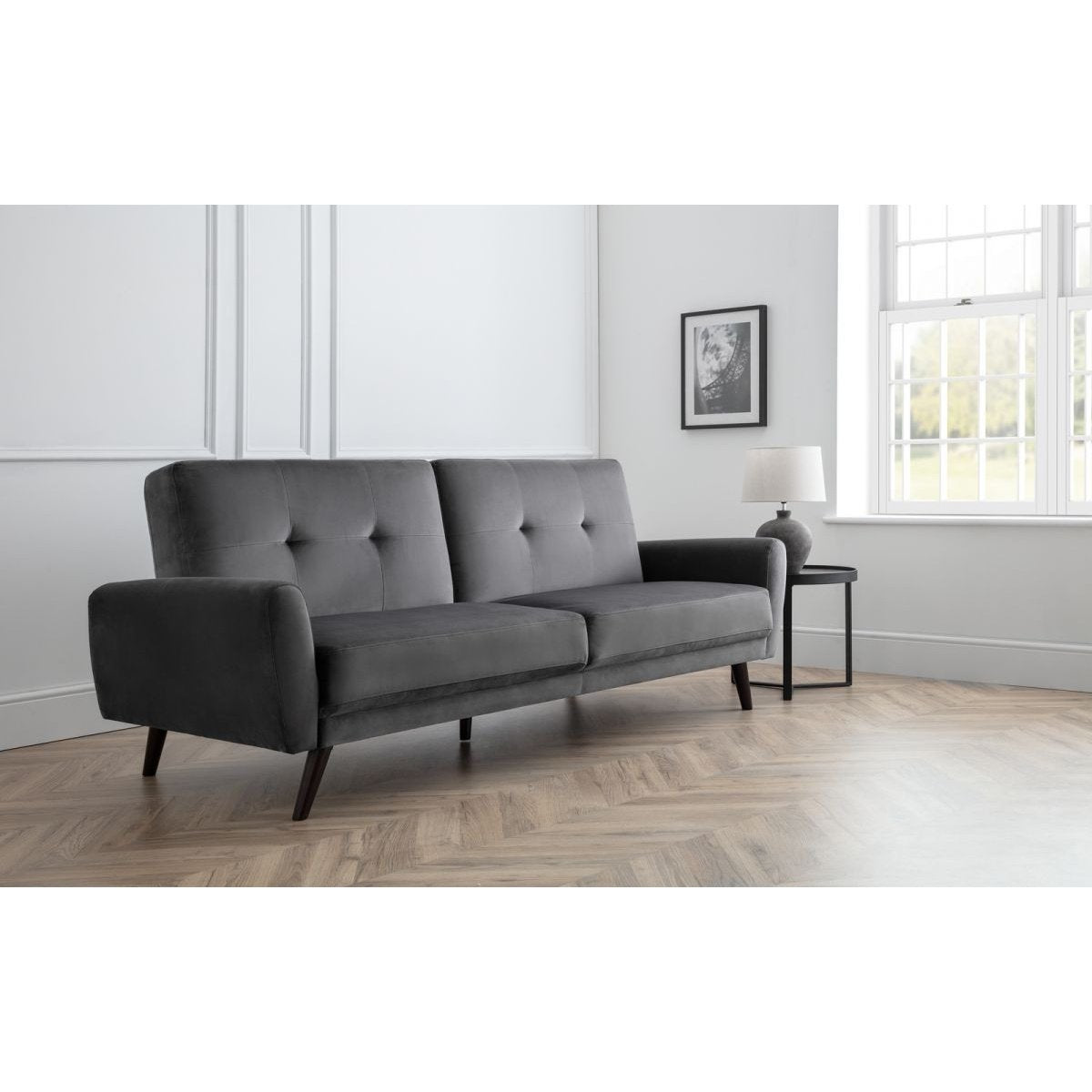 Monza Sofabed - Grey Velvet