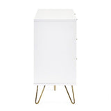 Murano 6 Drawer Chest - Matte White