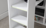 Nebula Gaming Bed with Desk - White