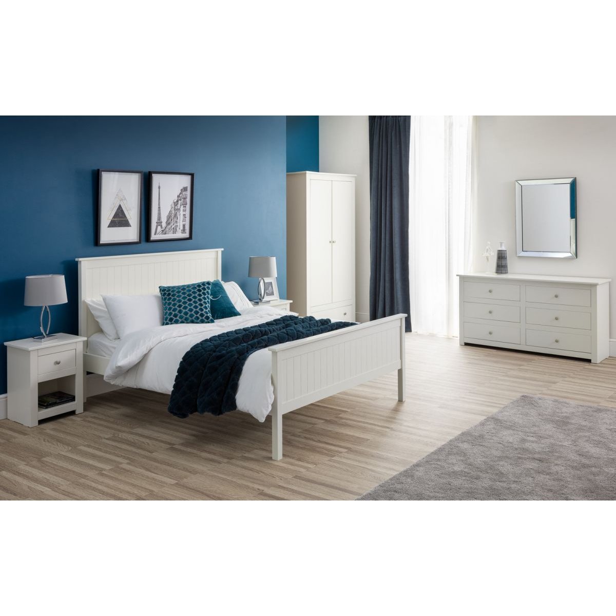 Radley 6 Drawer Chest - White