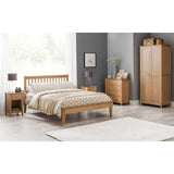 Salerno Shaker Bed - Solid Oak