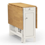 Savoy Dining Set - White / Natural Finish