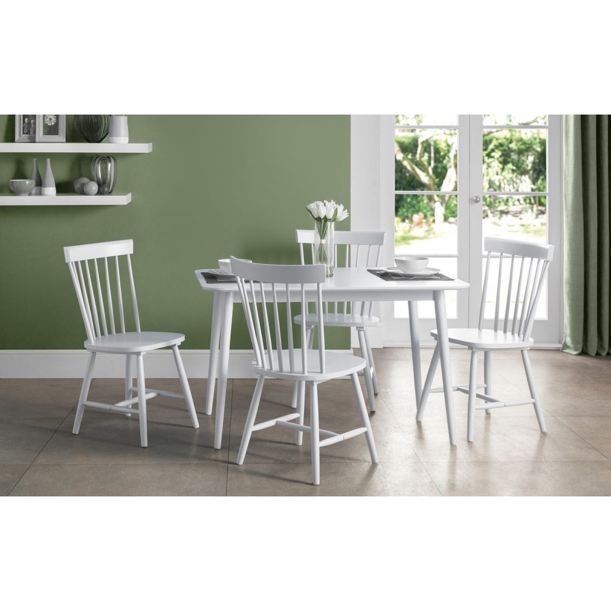 Torino White Chair