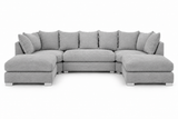 Greyson U Shape Linen Fabric Sofa