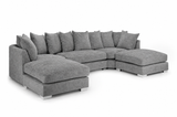 Greyson U Shape Linen Fabric Sofa