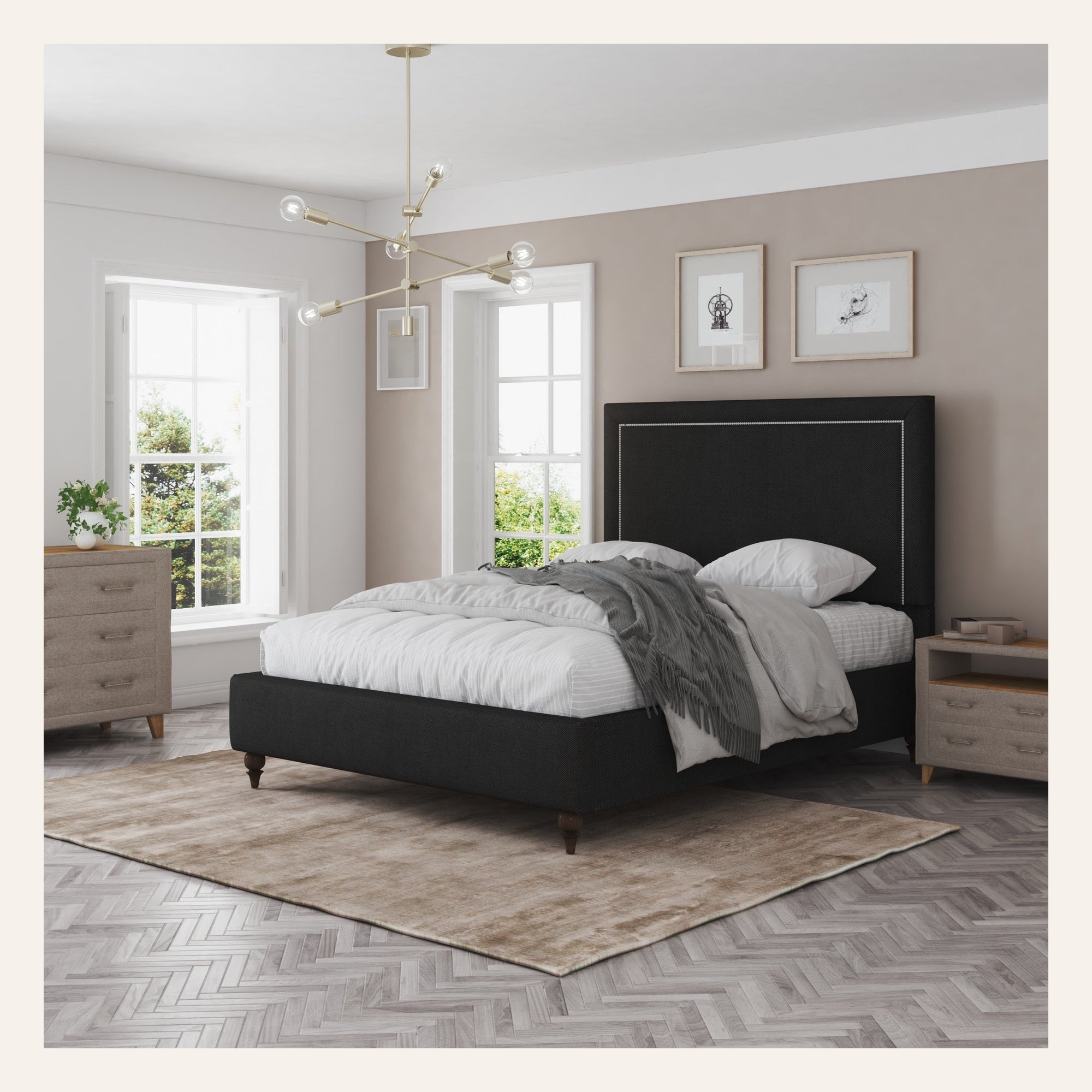 Belmont Upholstered Bed Frame