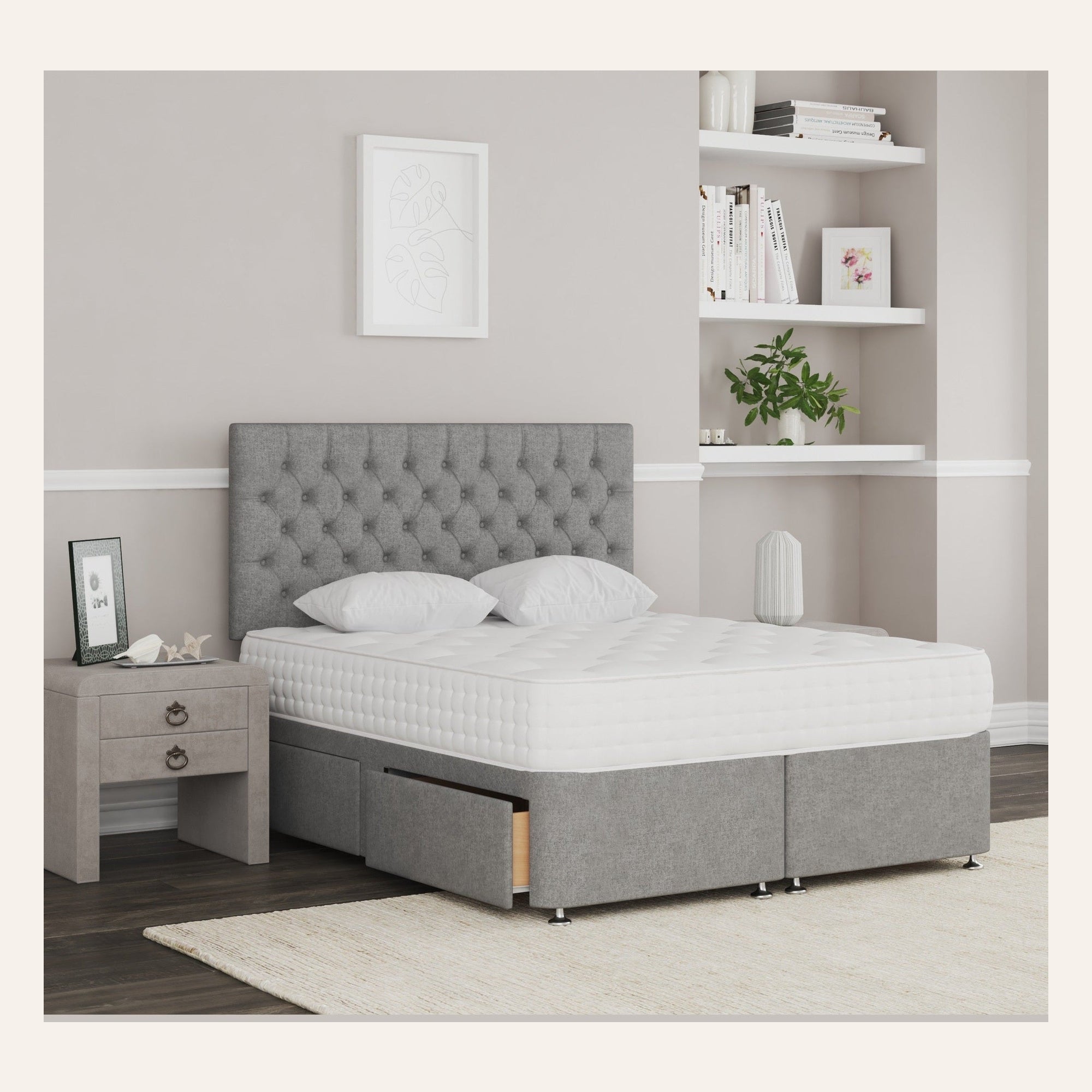 Marco Bed Divan Base And Headboard