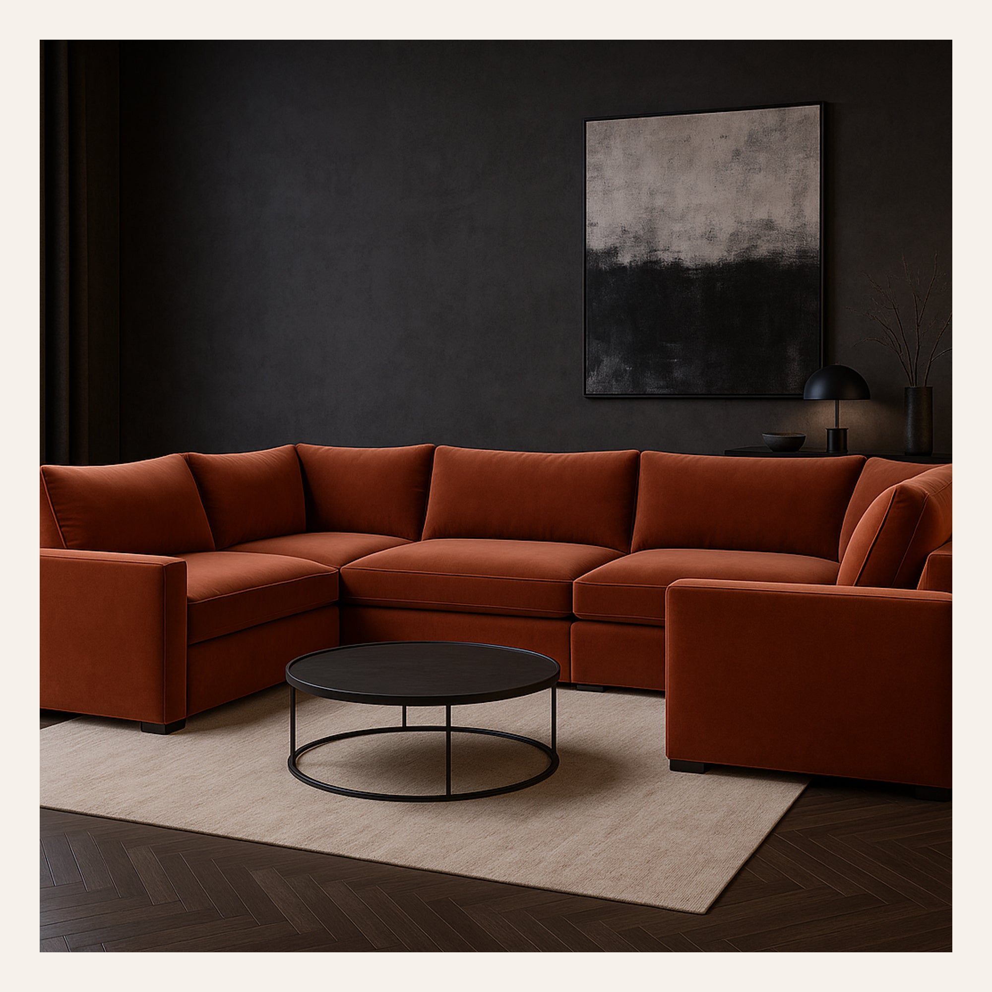 Belgravia XL U-Shape Modular Sofa – Extra Large Modular Design